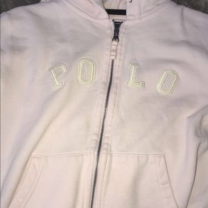 PERFECT CONDITION polo light pink zip up